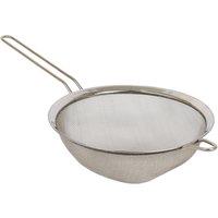 Argon Tableware 20cm Stainless Steel Sieve - Fine Mesh Metal Kitchen Strainer in Silver
