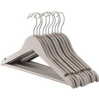 Harbour Housewares 10x Strong Children's Coat Hangers with 360 Degree Rotatory Hook in Grey | Size: 10 Pack