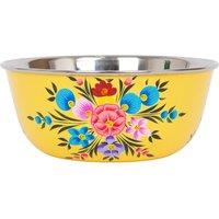 Billy Can Hand-Painted Picnic Snack Bowl - 14.5cm - Buttercup Pansy in Yellow