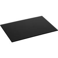 Harbour Housewares Glass Chopping Board - 30 x 20cm Kitchen Cutting Board for Food Prep in Black | Size: 30 x 20 cm
