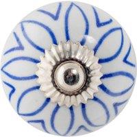 Nicola Spring Round Ceramic Cabinet Knob in Light Blue | Size: 1000mm x 500mm