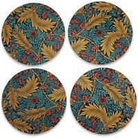 William Morris Coasters Set of 4 Ceramic - (Larkspur)