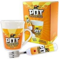 Kimm and Miller (UK) Ltd Curry Pot Noodle Gift Set with Spinning Fork in Orange | Size: 800g