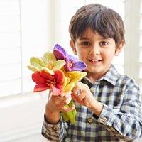 Paper High Multicoloured Felt Flower Bouquet