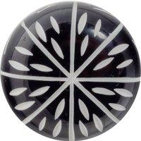 Nicola Spring Resin Cabinet Knob in Black | Size: 1000mm x 500mm