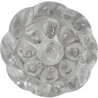 Nicola Spring Glass Cabinet Knob - Flower in Clear | Size: 1000mm x 500mm