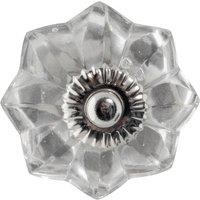Nicola Spring Glass Cabinet Knob - Star in Clear | Size: 1000mm x 500mm