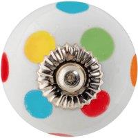 Nicola Spring Round Ceramic Cabinet Knob Spot | Size: 1000mm x 500mm