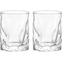 Bormioli Rocco Sorgente Double Whisky Glasses - 420ml - Pack of 2 in Clear