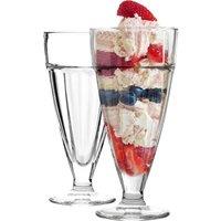 Argon Tableware Ice Cream Sundae Glasses - 350ml - Pack of 2 in Clear