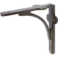 Hammer and Tongs Curved Iron Shelf Bracket - D150mm in Grey | Size: 1000mm x 1000mm