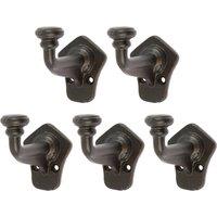 Hammer and Tongs Flat Top Larder Hook - W40mm x H70mm - Pack of 5 in Black | Size: 1000mm x 1000mm