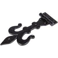 Hammer and Tongs Fleur De Lis T-Hinge - W235mm - Black | Size: 10000mm x 520mm
