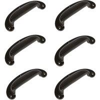 Hammer and Tongs Wide Lipped Cabinet Drawer Pull - W130mm x H50mm - Pack of 6 in Black | Size: 1000mm x 500mm
