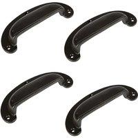 Hammer and Tongs Wide Lipped Cabinet Drawer Pull - W130mm x H50mm - Pack of 4 in Black | Size: 1000mm x 500mm