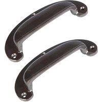 Hammer and Tongs Wide Lipped Cabinet Drawer Pull - W130mm x H50mm - Pack of 2 in Grey | Size: 1000mm x 500mm