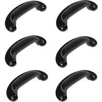Hammer and Tongs Wide Lipped Cabinet Drawer Pull - W95mm x H40mm - Pack of 6 in Black | Size: 1000mm x 500mm