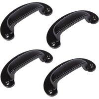 Hammer and Tongs Wide Lipped Cabinet Drawer Pull - W95mm x H40mm - Pack of 4 in Black | Size: 1000mm x 500mm