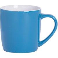 Argon Tableware Coloured Coffee Mug - 350ml - Durable Stoneware Cappuccino Latte Tea Cup in Blue