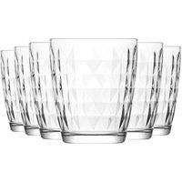 LAV Artemis Water Glasses - 340ml - Clear - Pack of 6