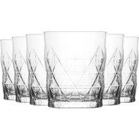 LAV Keops Whisky Glasses - 345ml - Clear - Pack of 6