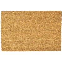 Nicola Spring Coir Door Mat - 90 x 60cm in Brown | Size: 90 cm x 60 cm