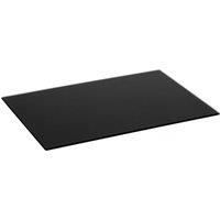 Harbour Housewares Glass Chopping Board - 50 x 40cm Kitchen Cutting Board for Food Prep in Black | Size: 50 x 40 cm