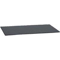 Argon Tableware Rectangle Slate Serving Platter 50 x 25cm in Grey | Size: 50 x 25 cm