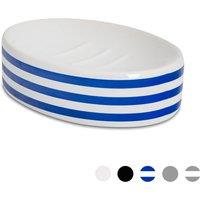 Harbour Housewares Ceramic Bathroom Soap Dish in Navy