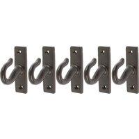 Hammer and Tongs Hanging Hook - W20mm x H70mm - Pack of 5 in Black | Size: 1000mm x 1000mm