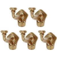 Hammer and Tongs Flat Top Larder Hook - W40mm x H70mm - Pack of 5 in Gold | Size: 1000mm x 1000mm