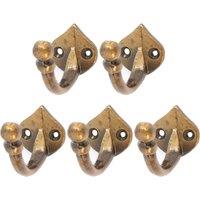 Hammer and Tongs Arrow Head Hook - W35mm x H40mm - Pack of 5 in Gold | Size: 1000mm x 1000mm