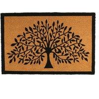 Nicola Spring Coir Door Mat - 90 x 60cm - Tree of Life | Size: 90 cm x 60 cm