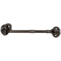 Hammer and Tongs Ornate Cabin Hook and Eye - W225mm - Black | Size: 10000mm x 520mm