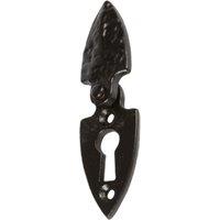 Hammer and Tongs Arrowhead Escutcheon Plate with Cover - W30mm x H55mm - Black | Size: 10000mm x 520mm