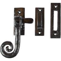 Hammer and Tongs Curly Tail Window Fastener - Left Handed - W45mm x H115mm - Black | Size: 10000mm x 520mm