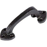 Hammer and Tongs Rustic Arrowhead Door Handle - H100mm - Black | Size: 10000mm x 520mm