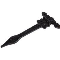 Hammer and Tongs Ornate T-Hinge - W230mm - Black | Size: 10000mm x 520mm