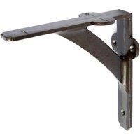 Hammer and Tongs Iron Shelf Bracket - D150mm in Grey | Size: 1000mm x 1000mm
