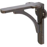 Hammer and Tongs Curved Iron Shelf Bracket - D100mm in Grey | Size: 1000mm x 1000mm