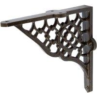 Hammer and Tongs Honeycomb Iron Shelf Bracket - D155mm in Grey | Size: 1000mm x 1000mm