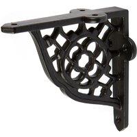 Hammer and Tongs Honeycomb Iron Shelf Bracket - D100mm in Black | Size: 1000mm x 1000mm