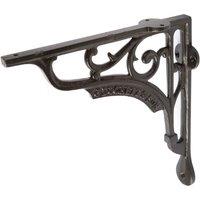 Hammer and Tongs Ornate Iron Shelf Bracket - D200mm in Black | Size: 1000mm x 1000mm
