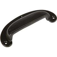 Hammer and Tongs Wide Lipped Cabinet Drawer Pull - W130mm x H50mm in Black | Size: 1000mm x 500mm