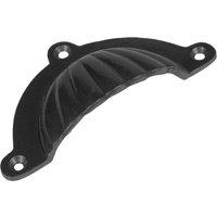 Hammer and Tongs Fluted Cabinet Drawer Pull - W95mm x H50mm in Black | Size: 1000mm x 500mm