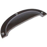 Hammer and Tongs Curved Cabinet Drawer Pull - W130mm x H50mm in Grey | Size: 1000mm x 500mm