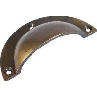 Hammer and Tongs Curved Cabinet Drawer Pull - W95mm x H46mm in Gold | Size: 1000mm x 500mm