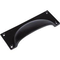 Hammer and Tongs Rectangular Cabinet Drawer Pull - W130mm x H50mm in Black | Size: 1000mm x 500mm