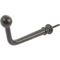 Hammer and Tongs Flat Top Screw Hook - W20mm x H60mm in Black | Size: 1000mm x 1000mm
