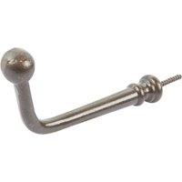 Hammer and Tongs Flat Top Screw Hook - W20mm x H60mm in Grey | Size: 1000mm x 1000mm
